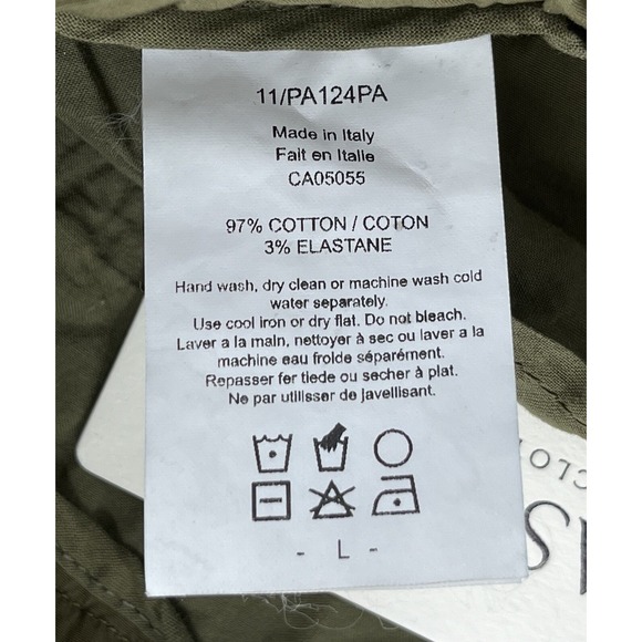 Astrid Jogger Pant Womens L Green Beachcomber Crop Quiet Luxury Resort Italy NWT - Picture 7 of 12